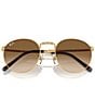 Color:Brown - Image 5 - New Round Unisex 53mm Phantos Sunglasses