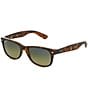 Ray-Ban Unisex New Wayfarer RB21325 Polarized Sunglasses - Image 1