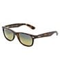 Color:Havana - Image 1 - Unisex New Wayfarer Polarized Sunglasses