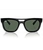 Color:Black - Image 2 - Unisex Phil 54mm Square Sunglasses