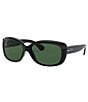 Color:Black Green - Image 1 - Polarized Jackie Ohh Oversized Sunglasses