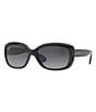 Color:Black/Grey - Image 1 - Polarized Jackie Ohh Oversized Sunglasses