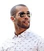 Ray-Ban Unisex Polarized Metal UV Protection Aviator Sunglasses - Image 3