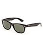 Color:Black Polarized - Image 1 - Polarized New Wayfarer Sunglasses