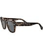 Ray-Ban RB2186 State Street Square Sunglasses, Color:Havana - Image 3