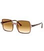 Color:Brown - Image 1 - Square II 53mm Sunglasses