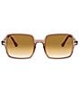 Color:Brown - Image 2 - Square II 53mm Sunglasses