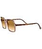 Color:Brown - Image 3 - Square II 53mm Sunglasses