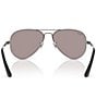 Ray-Ban Unisex RB3925 58mm Pilot Sunglasses - Image 4