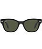Color:Black - Image 2 - Unisex 0RB0880S 49mm Square Sunglasses
