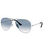 Color:Silver/Blue - Image 1 - Unisex 0RB3025 58mm Aviator Sunglasses