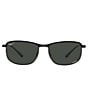 Ray-Ban Unisex 0RB3671CH 60mm Rectangle Polarized Sunglasses, Color:Black - Image 2