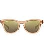 Color:Transparent - Image 2 - Unisex 53mm Transparent Square Sunglasses