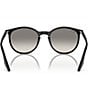 Color:Black - Image 4 - Unisex 54mm Round Sunglasses