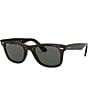 Color:Tortoise Grey Polarized - Image 1 - Unisex Classic Wayfarer 50mm Polarized Sunglasses