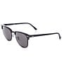 Color:Dark Grey - Image 1 - Unisex Clubmaster 55mm Sunglasses