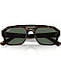 Color:Havana - Image 5 - Unisex Corrigan RB4397 Havana 54mm Pilot Sunglasses