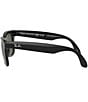 Ray-Ban Unisex Folding Wayfarer 50mm Polarized Square Sunglasses, Color:Black - Image 3