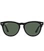 Color:Black - Image 2 - Ray-ban Unisex Iris 54mm Round Sunglasses
