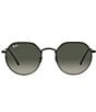 Color:Grey Flash - Image 2 - Unisex Jack 53mm Geometric Sunglasses