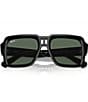 Ray-Ban Unisex Magellan 54mm Square Sunglasses, Color:Black - Image 5