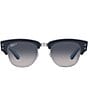 Color:Blue - Image 2 - Unisex Mega Clubmaster 53mm Polarized Sunglasses