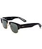Color:Black - Image 1 - Unisex Mega Clubmaster 53mm Sunglasses