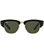 Color:Black - Image 2 - Unisex Mega Clubmaster 53mm Sunglasses