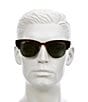 Ray-Ban Unisex Mega Clubmaster 53mm Sunglasses - Image 5