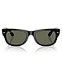 Ray-Ban Unisex Mega Wayfarer II 0832S 55mm Polarized Sunglasses - Image 2