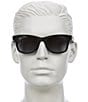 Ray-Ban Unisex Meta Wayfarer AI 50mm Glasses, Color:Matte Black - Image 6