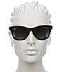 Ray-Ban Unisex Meta Wayfarer AI 50mm Glasses, Color:Matte Black - Image 7