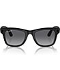 Color:Matte Black/Black - Image 2 - Unisex Ray-Ban Meta Smart Glasses Wayfarer Large 53mm Polarized Sunglasses