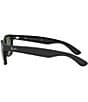 Color:Rubber Black - Image 3 - Unisex New Wayfarer 55mm Sunglasses