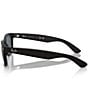 Color:Rubber Black/Blue - Image 3 - Unisex New Wayfarer 58mm Sunglasses