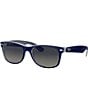 Color:Blue - Image 1 - Unisex New Wayfayrer 0RB2132 52mm Sunglasses