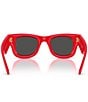 Ray-Ban Unisex Puffer RB4940 50mm Wayfarer Sunglasses, Color:Red/Ultra Black - Image 3