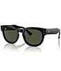 Ray-Ban Unisex Mega Hawkeye Sunglasses, Color:Black - Image 1