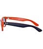 Ray-Ban Unisex RB2132 55mm Wayfarer Sunglasses, Color:Blue Crystal - Image 3
