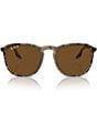 Color:Brown - Image 2 - Unisex Rb2203 55mm Polarized Sunglasses