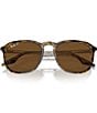 Color:Brown - Image 5 - Unisex Rb2203 55mm Polarized Sunglasses