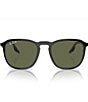 Color:Green - Image 2 - Unisex Rb2203 55mm Square Sunglasses