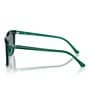 Color:Transparent Green - Image 3 - Unisex RB2210 53mm Transparent Square Sunglasses