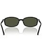 Ray-Ban Unisex RB2232 56mm Irregular Rectangle Sunglasses, Color:Black - Image 4