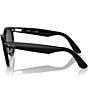 Ray-Ban Unisex RB2241 Wayfarer Way 54mm Round Sunglasses, Color:Black/Green - Image 4