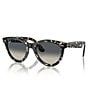 Ray-Ban Unisex RB2241 Wayfarer Way 54mm Tortoise Oval Sunglasses, Color:Gunmetal Tortoise - Image 1