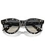Ray-Ban Unisex RB2241 Wayfarer Way 54mm Tortoise Oval Sunglasses, Color:Gunmetal Tortoise - Image 5