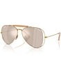Ray-Ban Unisex RB3029M 58mm Pilot Sunglasses - Image 5
