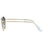 Ray-Ban Unisex RB3447 50mm Gold Frame Round Sunglasses, Color:Gold Blue - Image 3