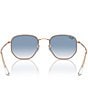 Ray-Ban Unisex RB3548 54mm Hexagonal Sunglasses, Color:Rose Gold - Image 3